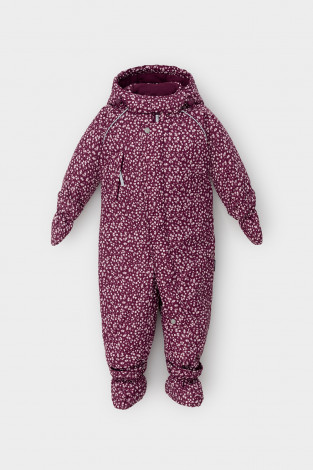 Комбинезоны утепленные для девочки, артикул: ВК 60032/н/45 Ал, цвет: фиолетовый - 2 фото