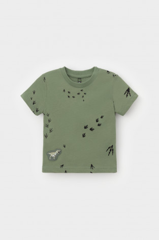 Футболка для мальчика, артикул: КР 302699, цвет: хаки - 2 фото