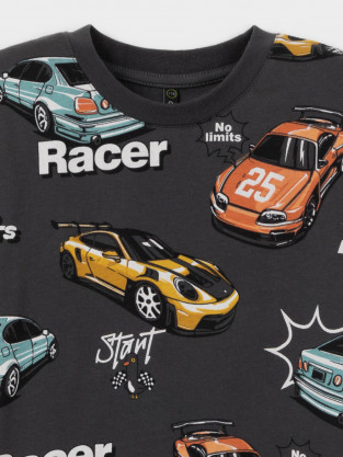 Футболка для мальчика, артикул: КР 302979-1, цвет: темно-серый - 2 фото