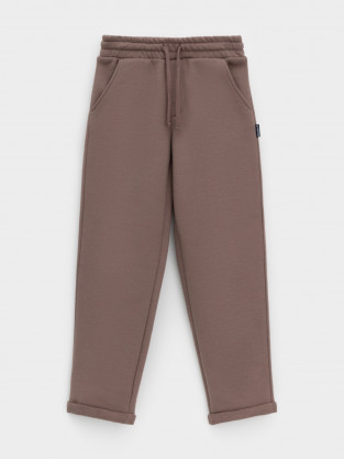Брюки для мальчика, артикул: КР 400831, цвет: коричневый - 2 фото