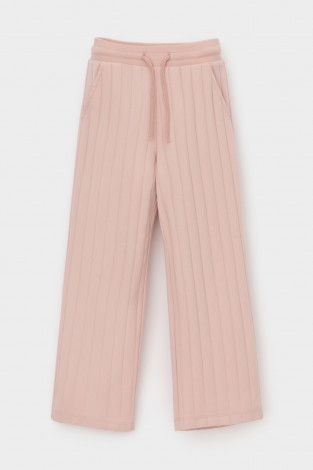 Брюки для девочки, артикул: КР 400806, цвет: розовый - 2 фото