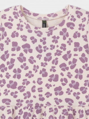 Платье для девочки, артикул: КР 5954, цвет: сахар - 2 фото