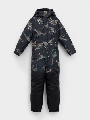 Комбинезоны утепленные для мальчика, артикул: ВК 60127/н/7 УЗГ, цвет: темно-серый - 2 фото