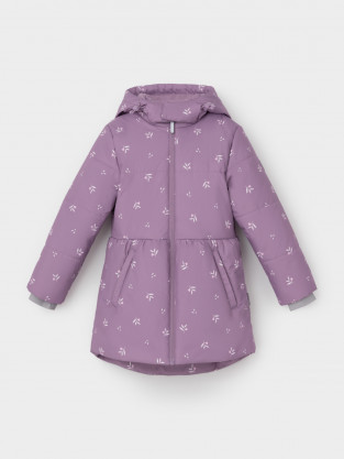 Куртка для девочки, артикул: ВК 38119/н/2 ГР, цвет: бордовый - 2 фото