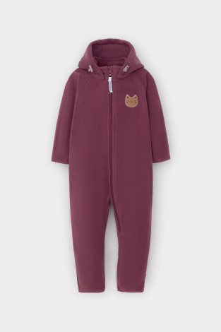 Комбинезон для девочки, артикул: ФЛ 60007, цвет: фиолетовый - 2 фото