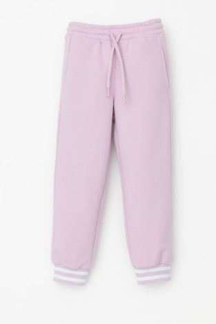 Брюки для девочки, артикул: КР 400782-1, цвет: фиолетовый - 2 фото