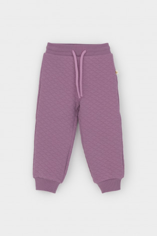 Брюки для девочки, артикул: КР 400758, цвет: бордовый - 2 фото