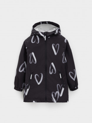 Куртка для девочки, артикул: ВК 32187/н/2 УЗГ, цвет: черный3 - 2 фото