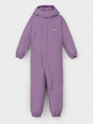 Комбинезоны утепленные для девочки, артикул: ВК 60109/6 УЗГ, цвет: бордовый - 2 фото