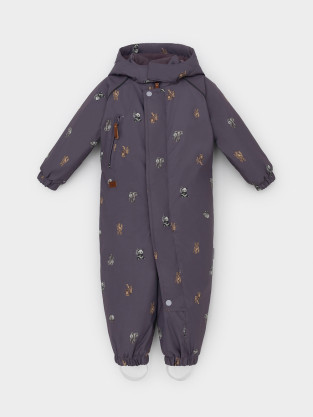 Комбинезоны утепленные для мальчика, артикул: ВК 60085/н/63 УЗГ, цвет: темно-серый - 2 фото