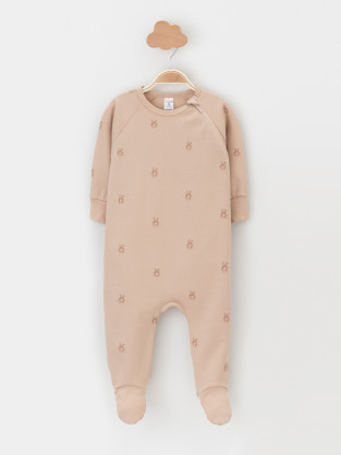 Комбинезон для новорожденных, артикул: К 6444-2уп, цвет: бежевый - 2 фото