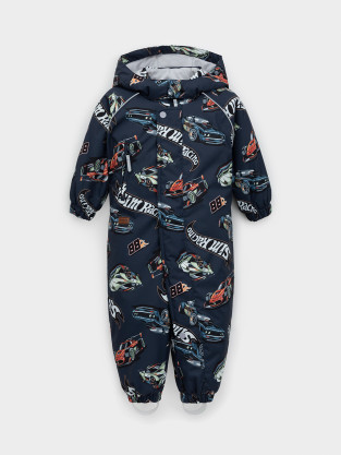 Комбинезоны утепленные для мальчика, артикул: ВК 60085/н/78 Ал, цвет: темно-серый - 2 фото