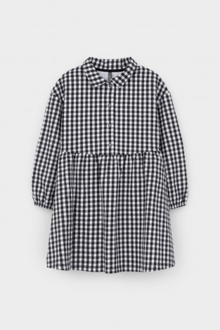 Платье для девочки, артикул: КР 5907, цвет: серый - 2 фото