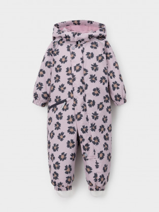 Комбинезоны утепленные для девочки, артикул: ВК 60134/н/1 Ал, цвет: розовый - 2 фото