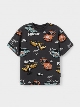 Футболка для мальчика, артикул: КР 302979, цвет: темно-серый - 2 фото