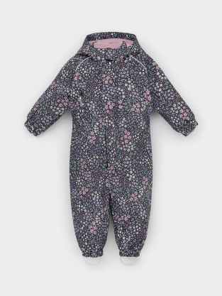 Комбинезоны утепленные для девочки, артикул: ВК 60085/н/50 Ал, цвет: коричневый - 2 фото