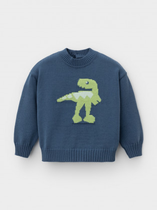 Джемпер для мальчика, артикул: КВ 30176, цвет: синий - 2 фото