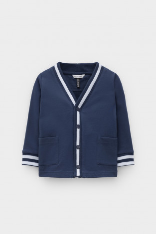 Жакет для мальчика, артикул: КР 302750, цвет: синий - 2 фото