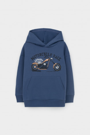 Толстовки для мальчика, артикул: К 302480, цвет: синий - 2 фото