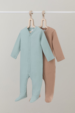 Комбинезон для новорожденных, артикул: К 6523-2уп, цвет: голубой - 2 фото