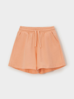 Шорты для девочки, артикул: КР 400904, цвет: оранжевый - 2 фото