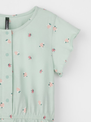 Платье для девочки, артикул: КР 5792-1, цвет: голубой - 2 фото