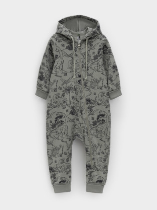 Комбинезон для мальчика, артикул: КР 6530, цвет: хаки - 2 фото