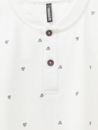 Футболка для мальчика, артикул: КР 302706, цвет: сахар - 2 фото