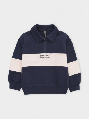 Свитшоты для мальчика, артикул: КР 302983, цвет: темно-синий - 2 фото