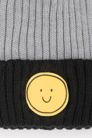 Шапка для мальчика, артикул: КВ 20357, цвет: серый - 2 фото