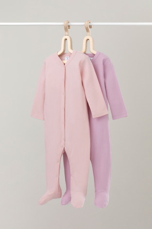 Комбинезон для новорожденных, артикул: К 6523-2уп, цвет: розовый - 2 фото