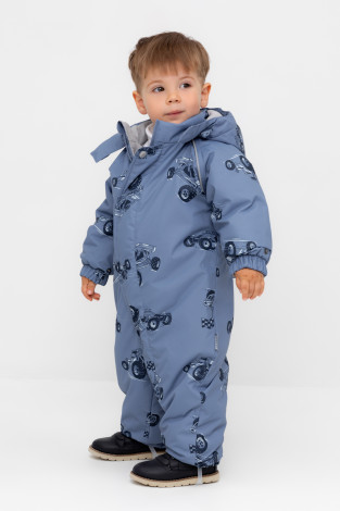 Комбинезоны утепленные для мальчика, артикул: ВК 60032/н/53 Ал, цвет: голубой - 2 фото