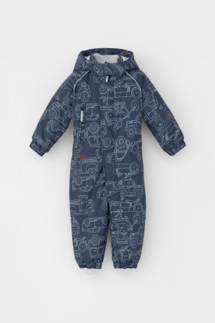 Комбинезоны утепленные для мальчика, артикул: ВК 60085/н/39 Ал, цвет: черный3 - 2 фото