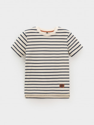 Футболка для мальчика, артикул: КР 302216, цвет: сахар - 2 фото