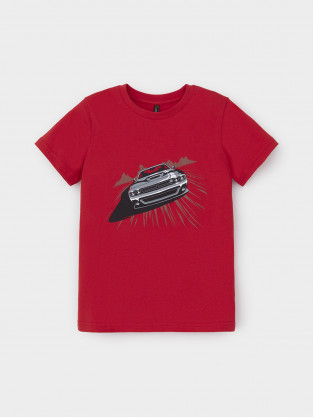 Футболка для мальчика, артикул: КР 301907, цвет: красный - 2 фото