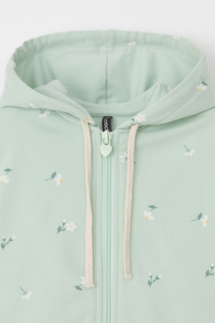 Толстовка для девочки, артикул: КР 302432, цвет: зеленый - 2 фото