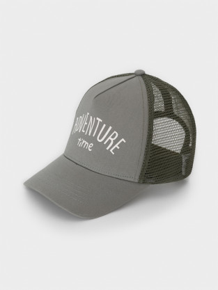 Кепка для мальчика, артикул: ТК 80109, цвет: зеленый - 2 фото