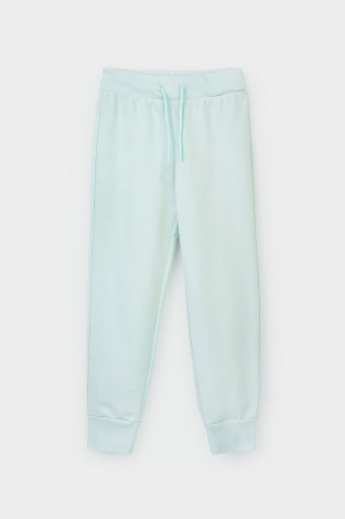 Брюки для девочки, артикул: К 400542-1, цвет: голубой - 2 фото