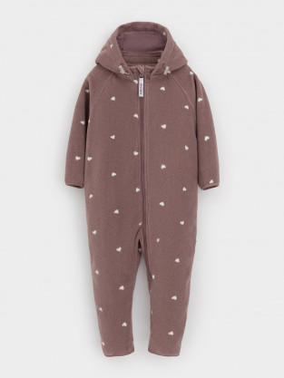 Комбинезон для девочки, артикул: ФЛ 60009/н/1 ГР, цвет: розовый - 2 фото