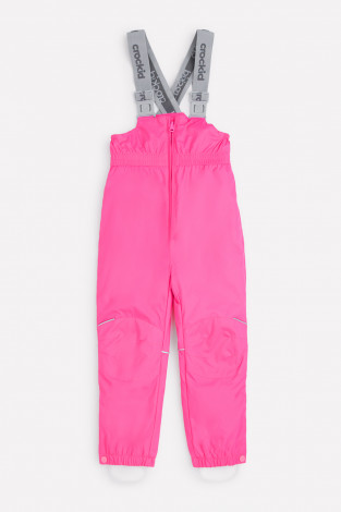 Брюки утепленные для девочки, артикул: ВК 46016/21 ГР, цвет: красный - 2 фото