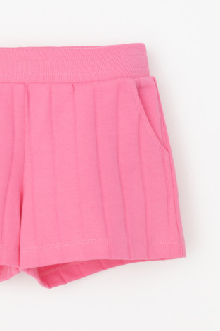 Шорты для девочки, артикул: КР 400807-1, цвет: ярко-розовый - 2 фото