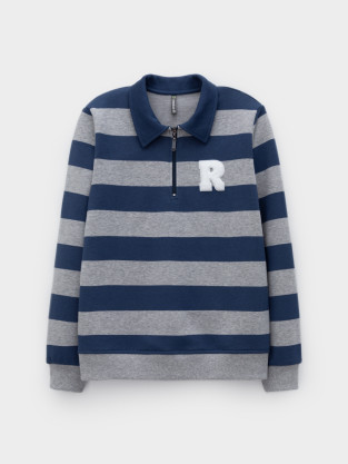 Свитшоты для мальчика, артикул: КР 302795, цвет: синий - 2 фото