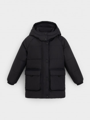 Куртка для девочки, артикул: ВК 38130/1 УЗГ, цвет: черный - 2 фото