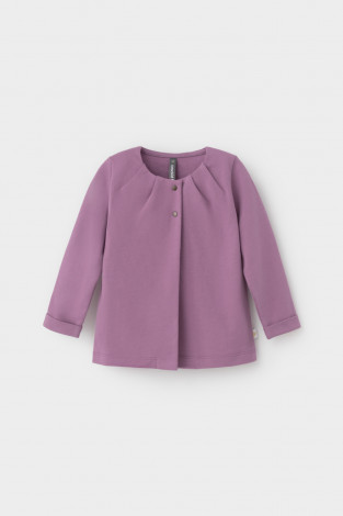 Жакет для девочки, артикул: КР 302640, цвет: бордовый - 2 фото