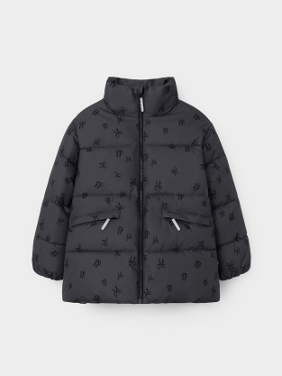 Куртка для девочки, артикул: ВК 32194/н/3 ГР, цвет: темно-серый - 2 фото