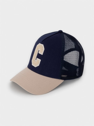 Кепка для мальчика, артикул: ТК 80110, цвет: синий - 2 фото