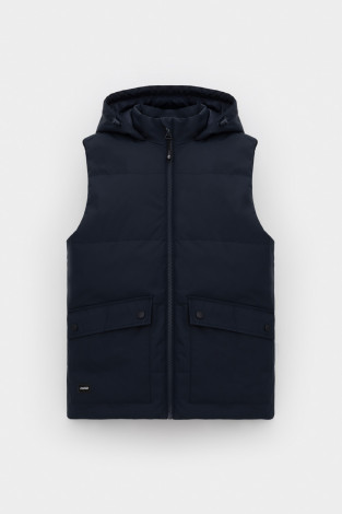 Жилеты для мальчика, артикул: ВК 35011/15 ГР (98-128), цвет: синий - 2 фото