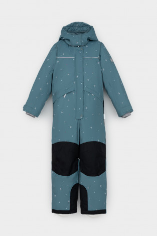 Комбинезоны утепленные для девочки, артикул: ВК 60123/н/1 ГР (92-122), цвет: зеленый - 2 фото