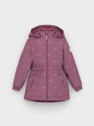 Куртка для девочки, артикул: ВК 32123/н/6 УЗГ, цвет: бордовый - 2 фото