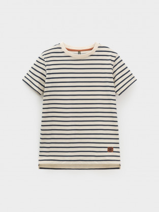 Футболка для мальчика, артикул: КР 302216, цвет: сахар - 2 фото